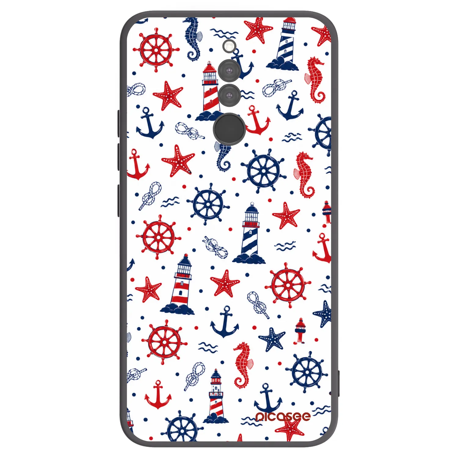 Picasee Xiaomi Redmi 8 Hülle - Schwarzes Silikon - Sailor Vibes