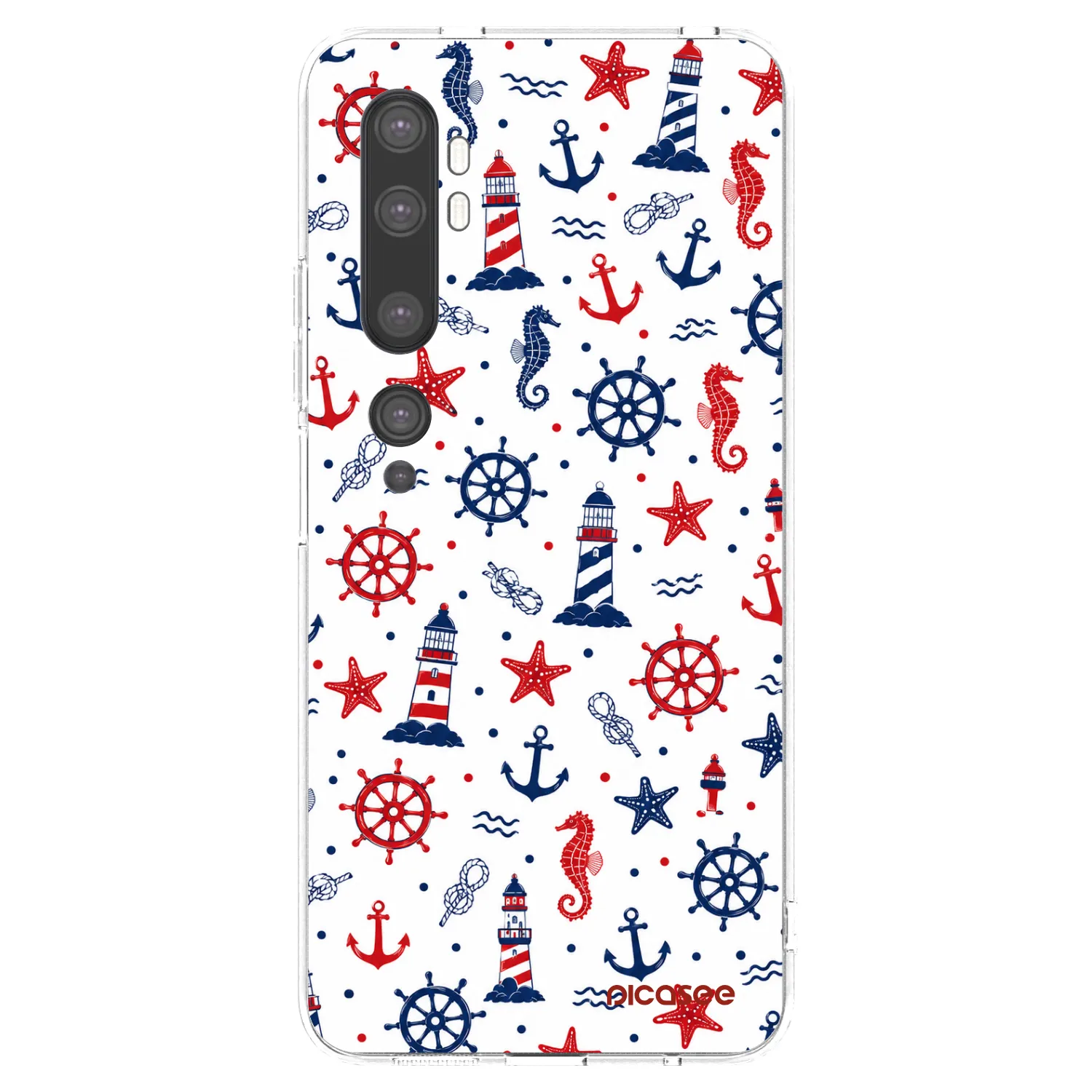 Picasee Xiaomi Mi Note 10 (Pro) Hülle - Transparentes Silikon - Sailor Vibes