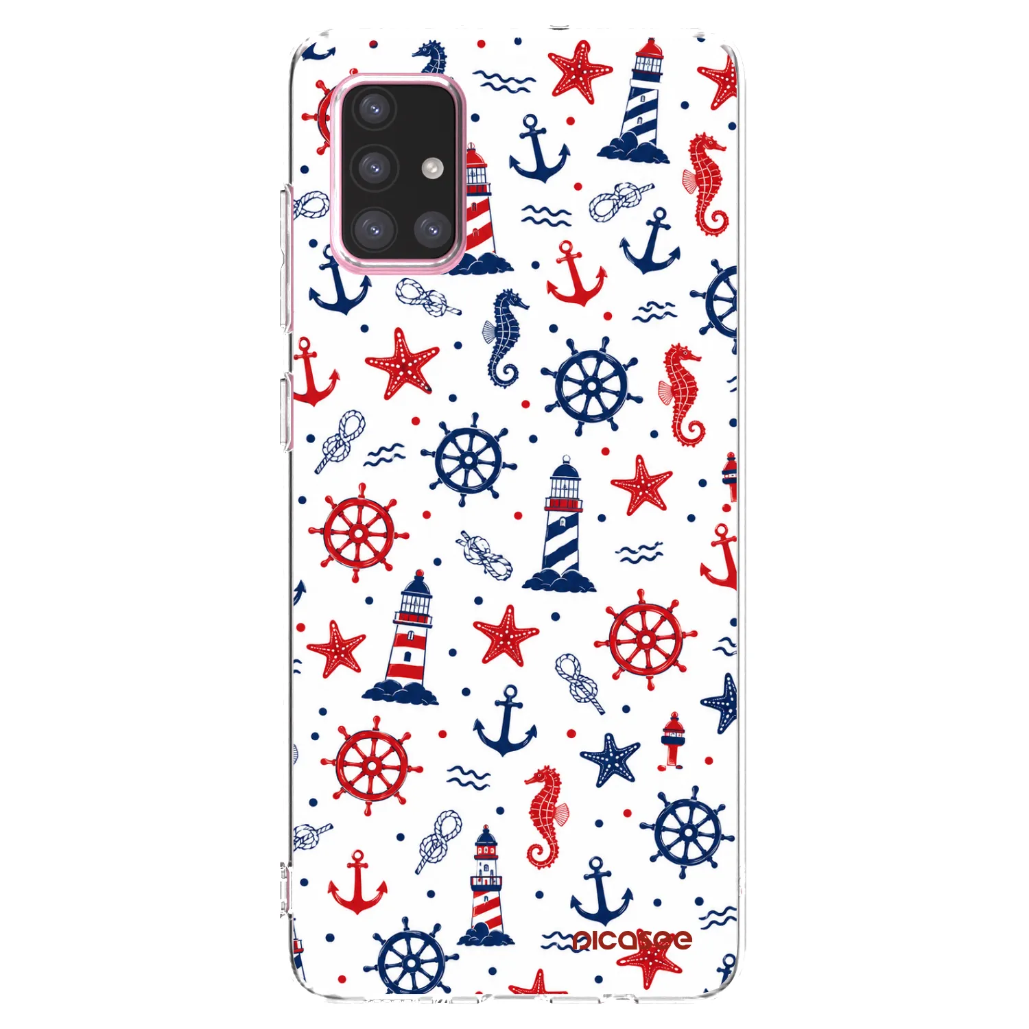 Picasee Samsung Galaxy A71 A715F Hülle - Transparentes Silikon - Sailor Vibes