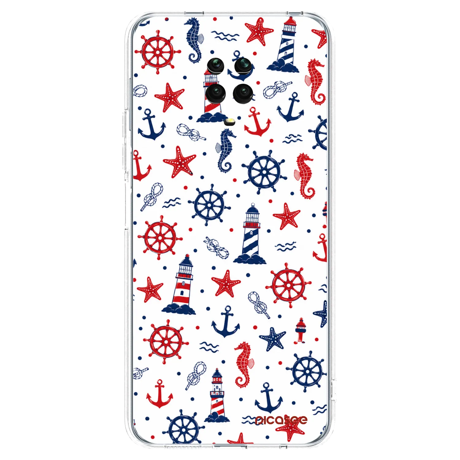 Picasee Xiaomi Redmi Note 9 Pro Hülle - Transparentes Silikon - Sailor Vibes