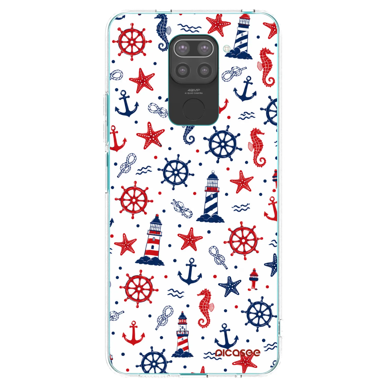 Picasee Xiaomi Redmi Note 9 Hülle - Schwarzes Silikon - Sailor Vibes