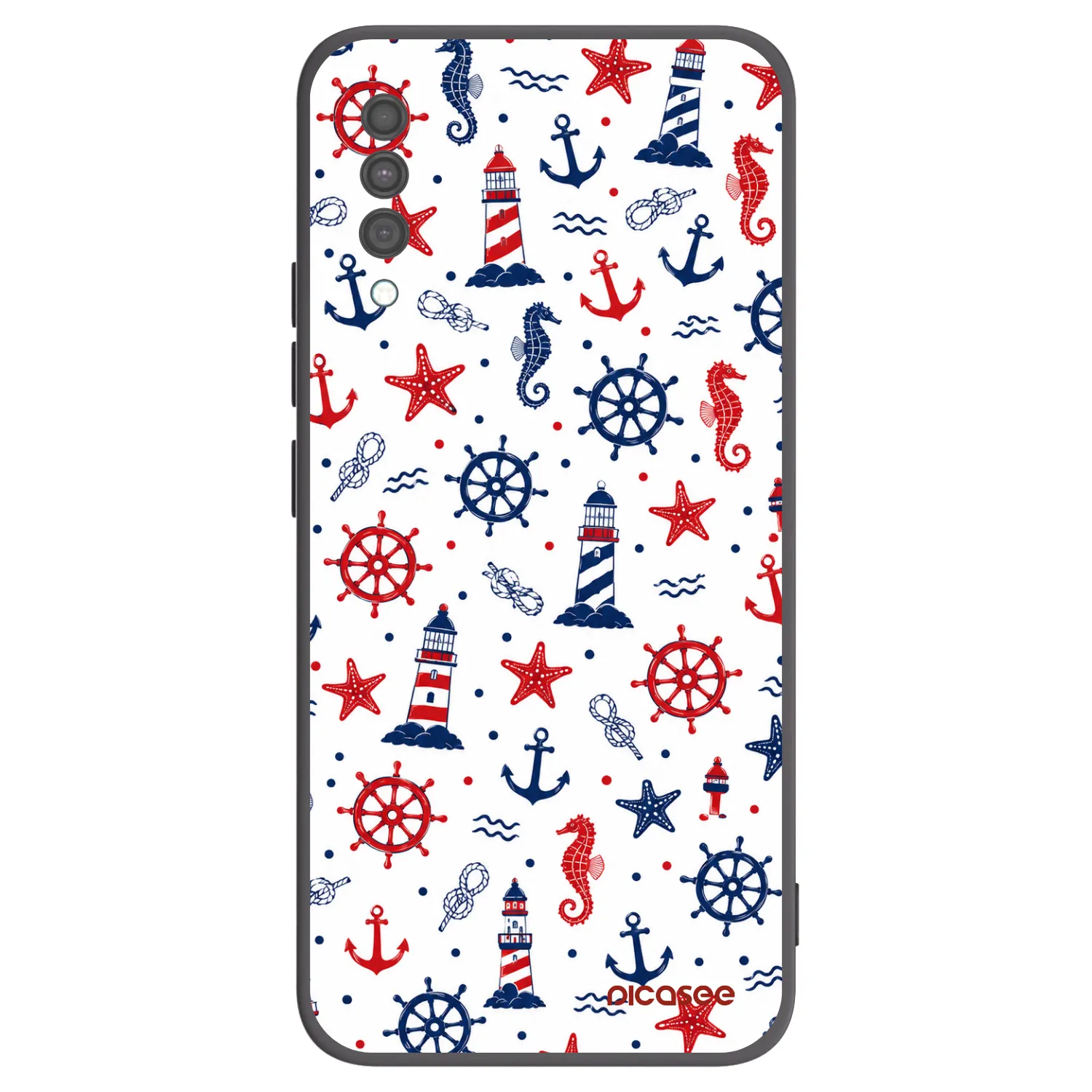 Picasee Samsung Galaxy A30s A307F Hülle - Schwarzes Silikon - Sailor Vibes