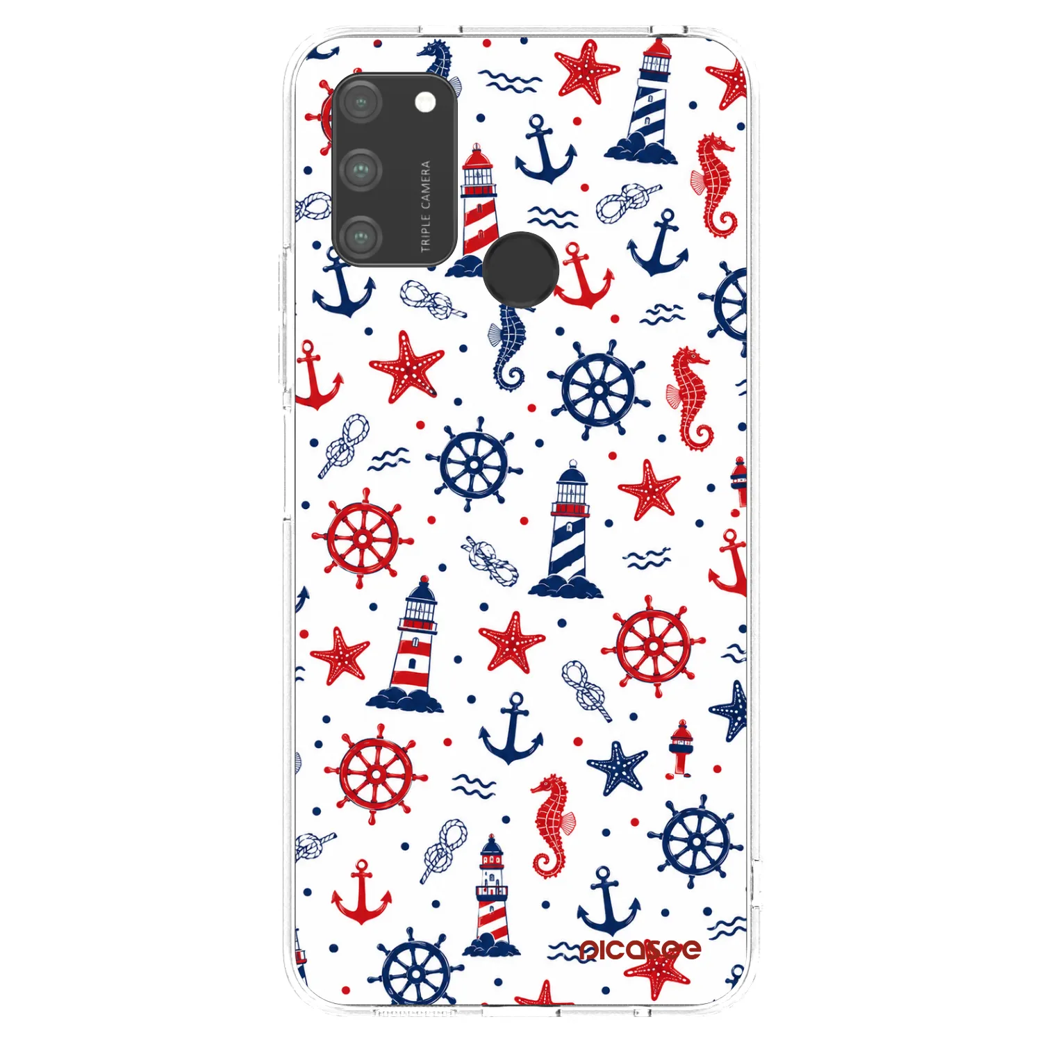 Picasee Honor 9A Hülle - Transparentes Silikon - Sailor Vibes