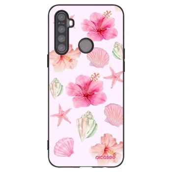 Picasee Realme 6i Hülle - Schwarzes Silikon - Blush Lagoon