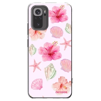 Picasee Xiaomi Redmi Note 10 Hülle - Transparentes Silikon - Blush Lagoon