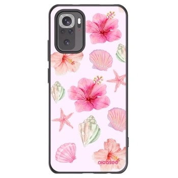 Picasee Xiaomi Redmi Note 10 Hülle - Schwarzes Silikon - Blush Lagoon