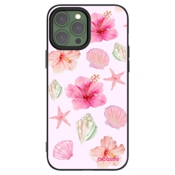 Picasee Apple iPhone 13 Pro Max Hülle - Schwarzes Silikon - Blush Lagoon