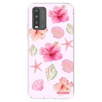 Picasee Xiaomi Redmi 9T Hülle - Transparentes Silikon - Blush Lagoon