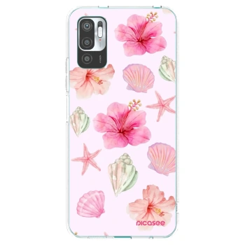 Picasee Xiaomi Redmi Note 10 5G Hülle - Transparentes Silikon - Blush Lagoon