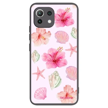 Picasee Xiaomi 11 Lite 5G NE Hülle - Schwarzes Silikon - Blush Lagoon