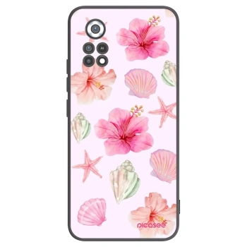 Picasee Xiaomi Poco X4 Pro 5G Hülle - Schwarzes Silikon - Blush Lagoon