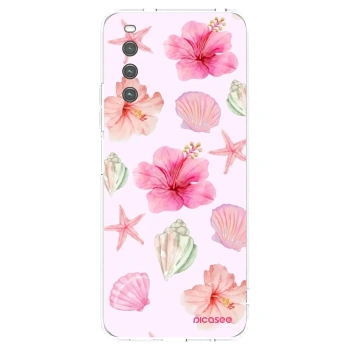 Picasee Sony Xperia 10 IV 5G Hülle - Transparentes Silikon - Blush Lagoon