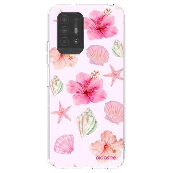 Picasee OPPO A94 5G Hülle - Transparentes Silikon - Blush Lagoon