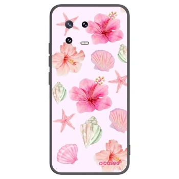 Picasee Xiaomi 13 Pro Hülle - Schwarzes Silikon - Blush Lagoon