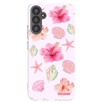Picasee Samsung Galaxy A34 5G A346B Hülle - Transparentes Silikon - Blush Lagoon