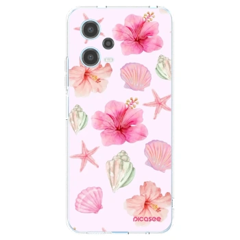 Picasee Xiaomi Redmi Note 12 5G Hülle - Transparentes Silikon - Blush Lagoon