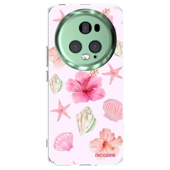 Picasee Honor Magic5 Pro Hülle - Transparentes Silikon - Blush Lagoon