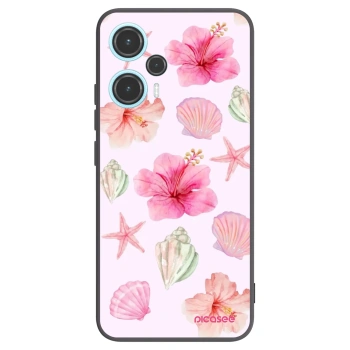 Picasee Xiaomi Poco F5 Hülle - Schwarzes Silikon - Blush Lagoon