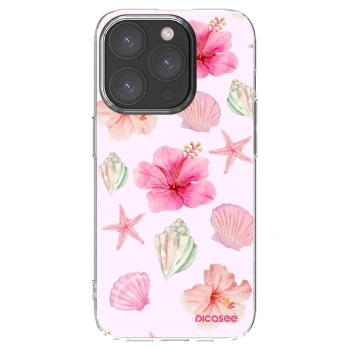 Picasee Apple iPhone 15 Pro Hülle - Transparentes Silikon - Blush Lagoon