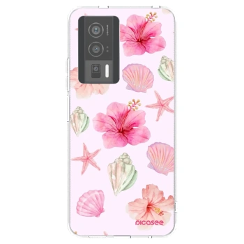 Picasee Xiaomi Poco F5 Pro 5G Hülle - Transparentes Silikon - Blush Lagoon
