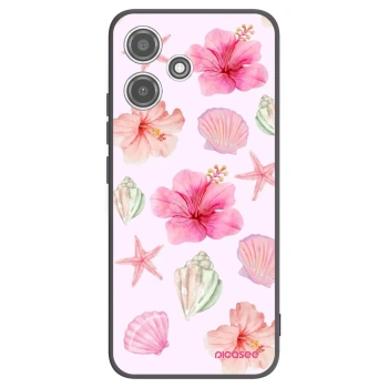 Picasee Xiaomi Redmi 12 5G Hülle - Schwarzes Silikon - Blush Lagoon