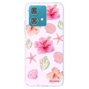 Picasee Motorola Edge 40 Neo Hülle - Transparentes Silikon - Blush Lagoon