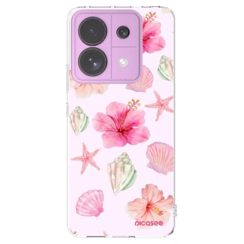Picasee Xiaomi Redmi Note 13 Pro 5G Hülle - Transparentes Silikon - Blush Lagoon
