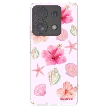 Picasee Xiaomi Redmi Note 13 Pro 4G Hülle - Transparentes Silikon - Blush Lagoon