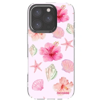 Picasee Apple iPhone 16 Pro Hülle - Transparentes Silikon - Blush Lagoon