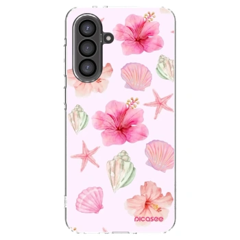 Picasee Samsung Galaxy A36 5G Hülle - Transparentes Silikon - Blush Lagoon
