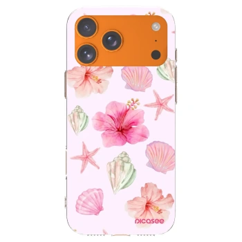 Picasee Apple iPhone 17 Pro Max Hülle - Transparentes Silikon - Blush Lagoon