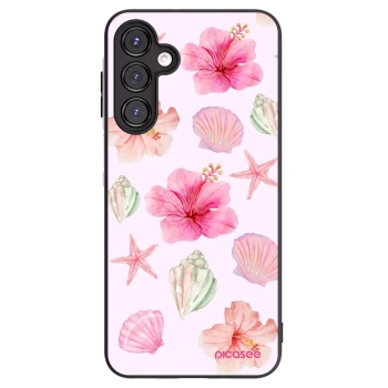 Picasee Samsung Galaxy A16 4G Hülle - Schwarzes Silikon - Blush Lagoon