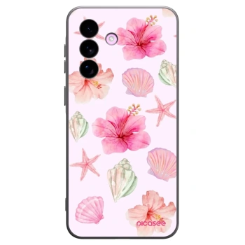 Picasee Samsung Galaxy A57 5G Hülle - Schwarzes Silikon - Blush Lagoon