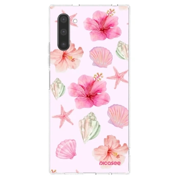 Picasee Samsung Galaxy Note 10 N970F Hülle - Transparentes Silikon - Blush Lagoon