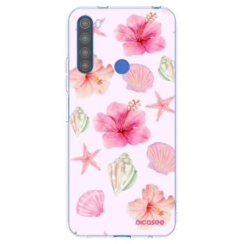 Picasee Xiaomi Redmi Note 8T Hülle - Transparentes Silikon - Blush Lagoon