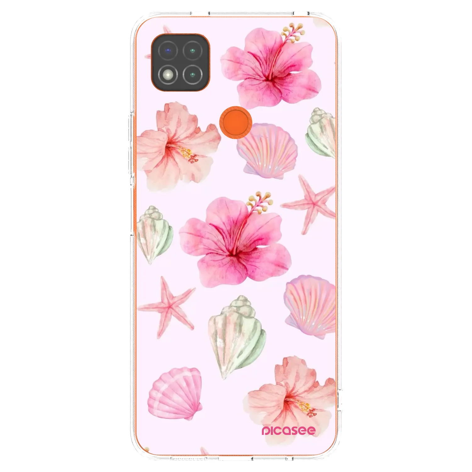 Picasee Xiaomi Redmi 9C Hülle - Transparentes Silikon - Blush Lagoon