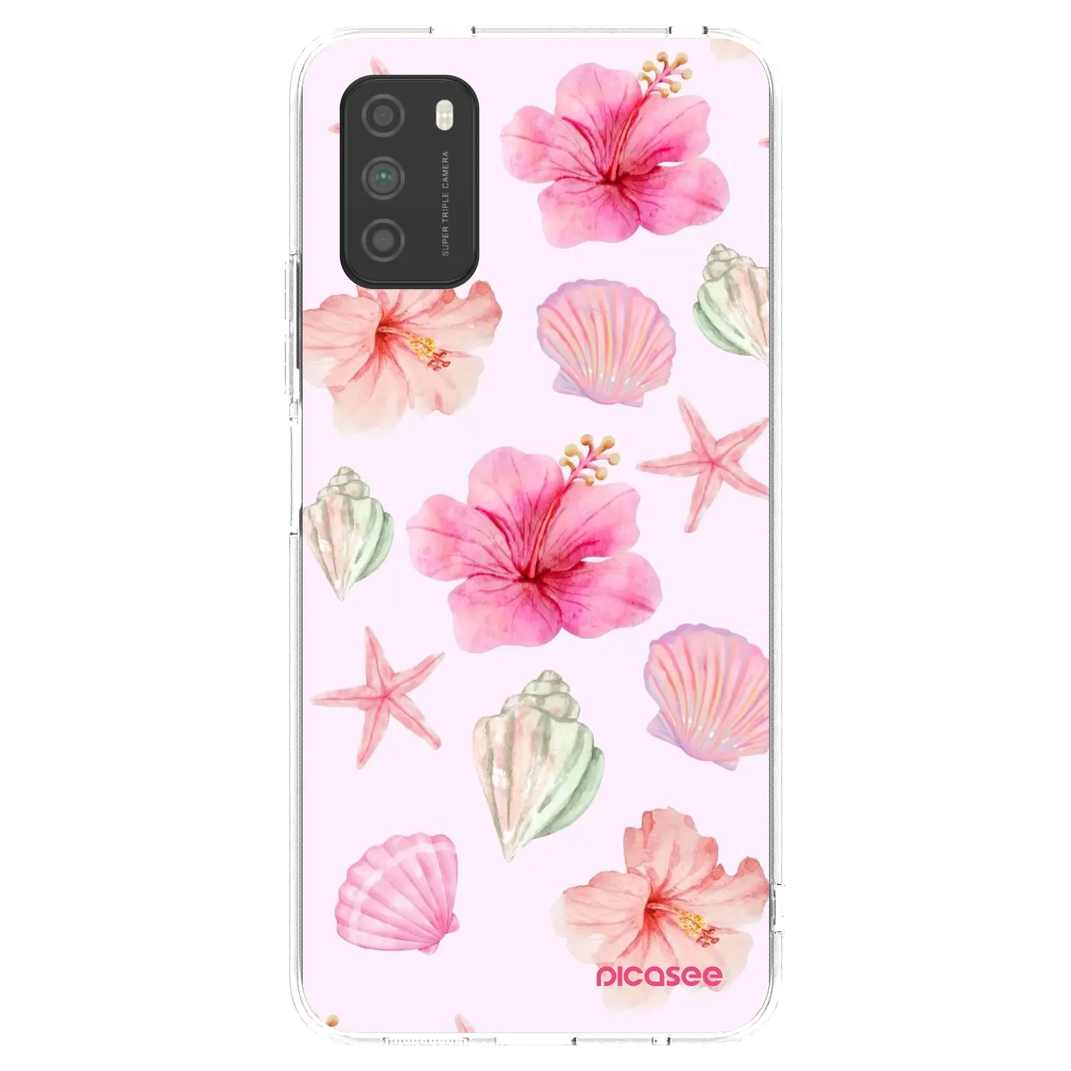 Picasee Xiaomi Poco M3 Hülle - Transparentes Silikon - Blush Lagoon