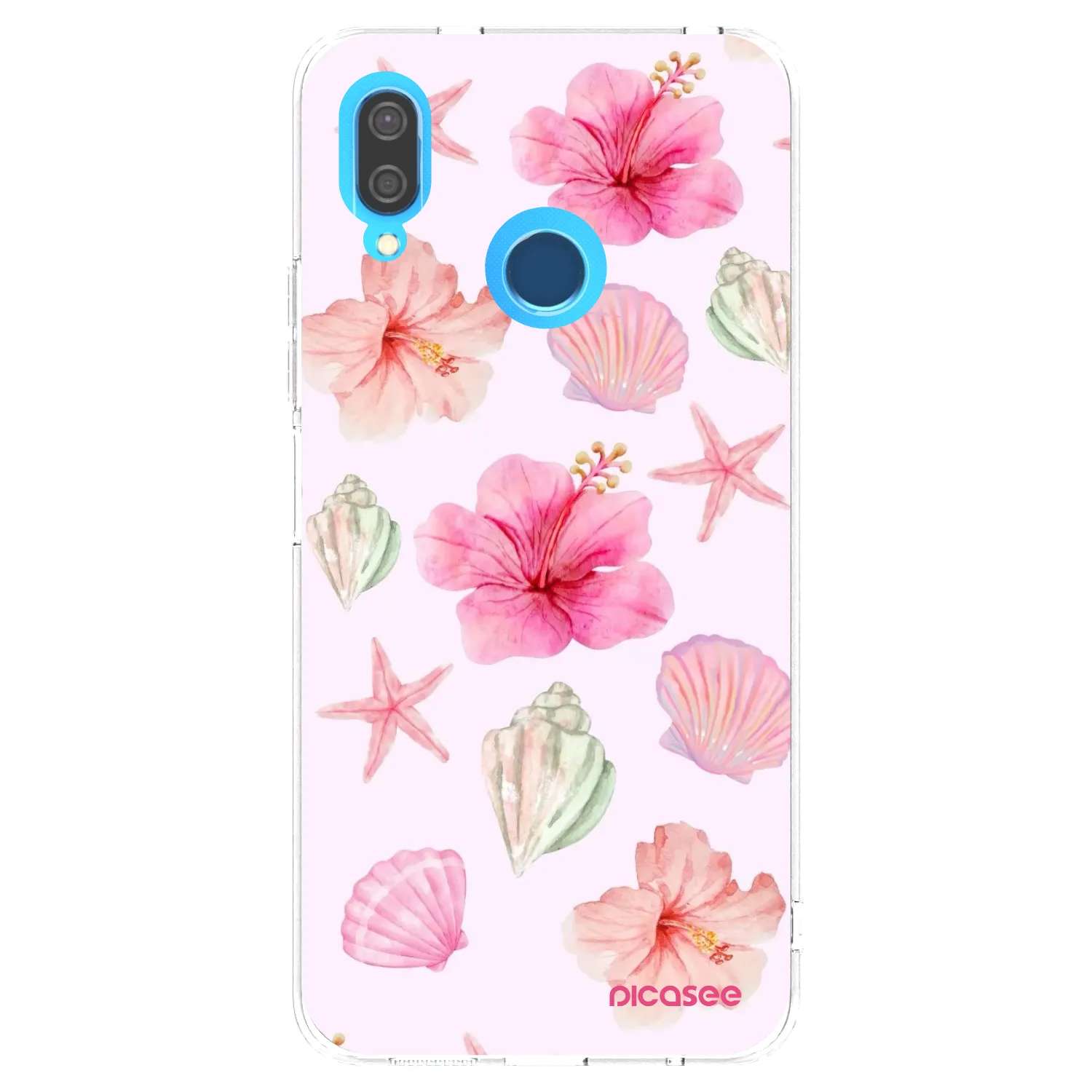 Picasee Huawei P20 Lite Hülle - Transparentes Silikon - Blush Lagoon