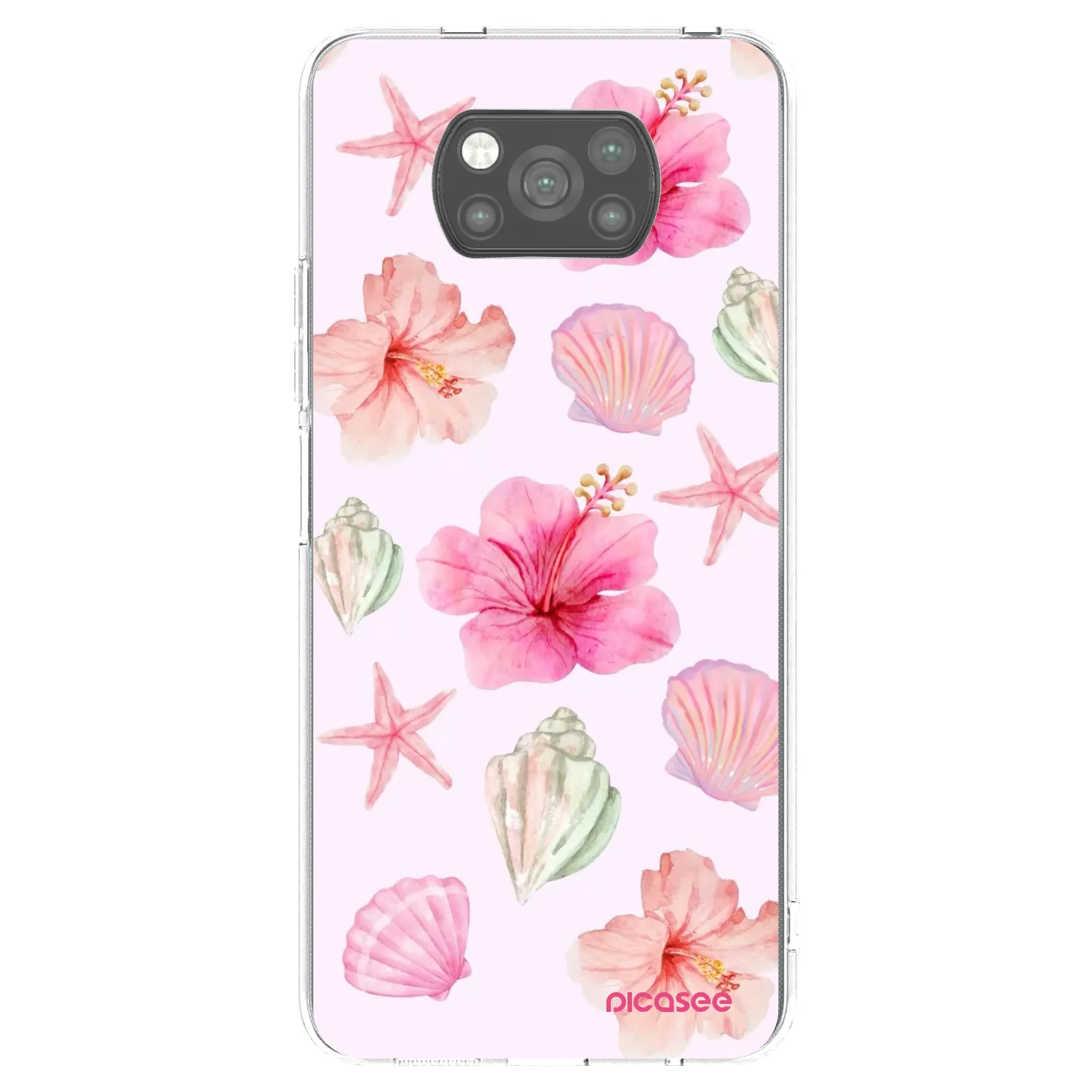 Picasee Xiaomi Poco X3 Pro Hülle - Schwarzes Silikon - Blush Lagoon