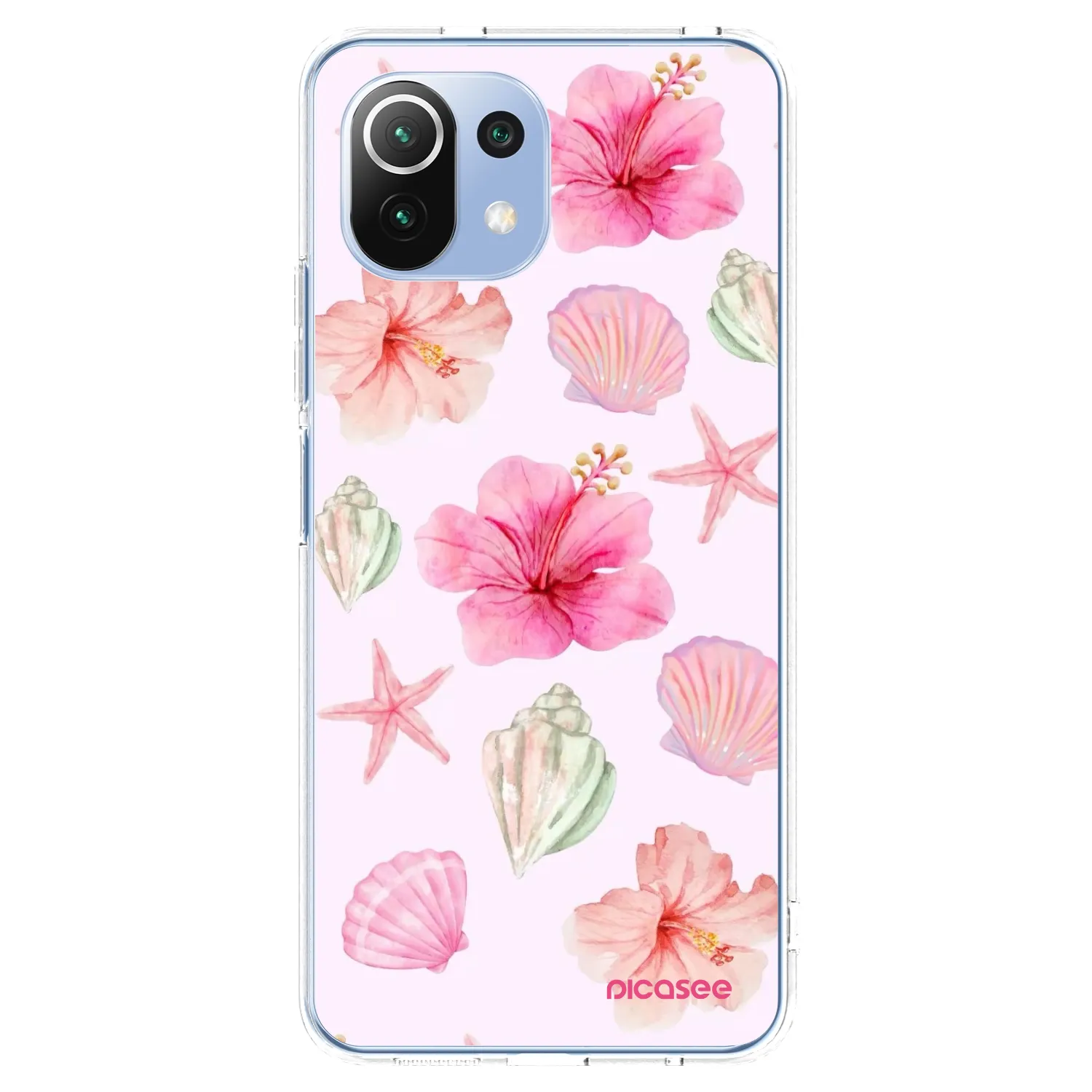 Picasee Xiaomi Mi 11 Lite Hülle - Transparentes Silikon - Blush Lagoon