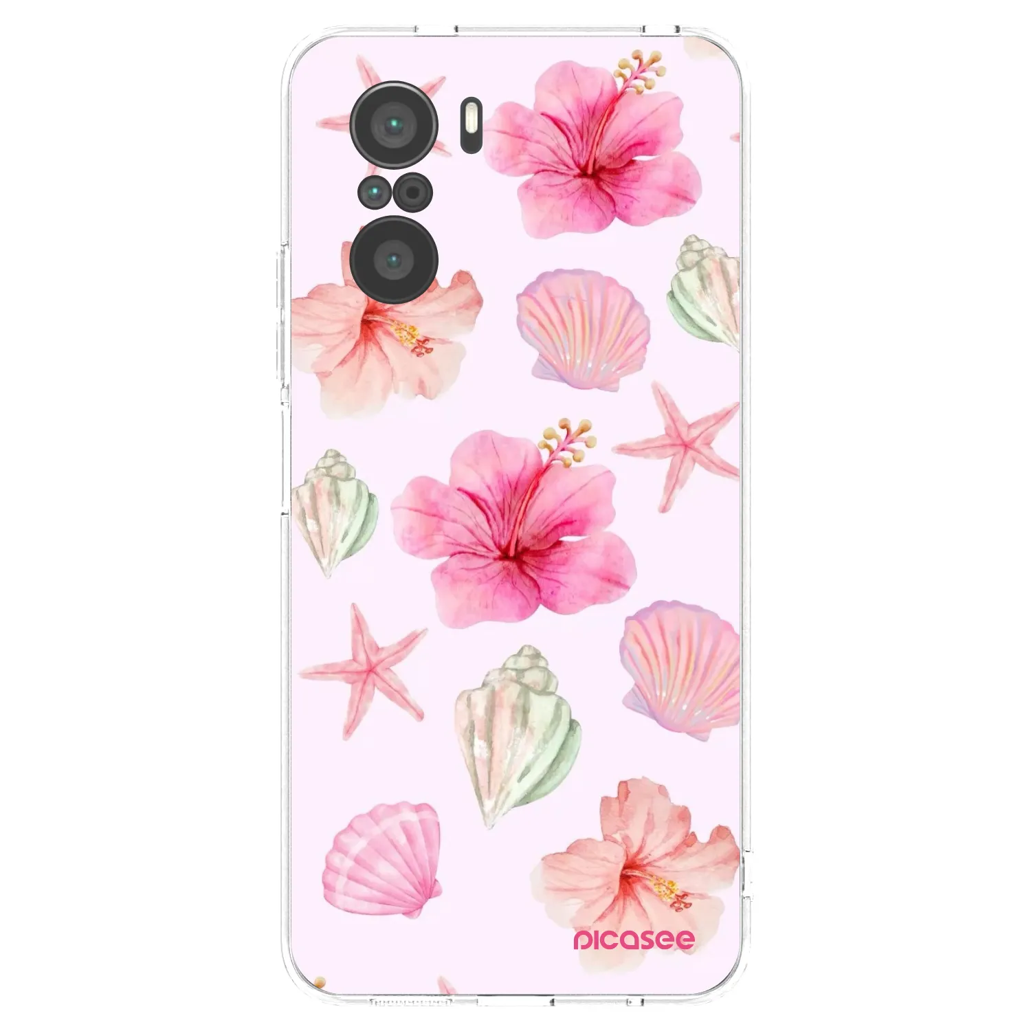 Picasee Xiaomi Poco F3 Hülle - Transparentes Silikon - Blush Lagoon
