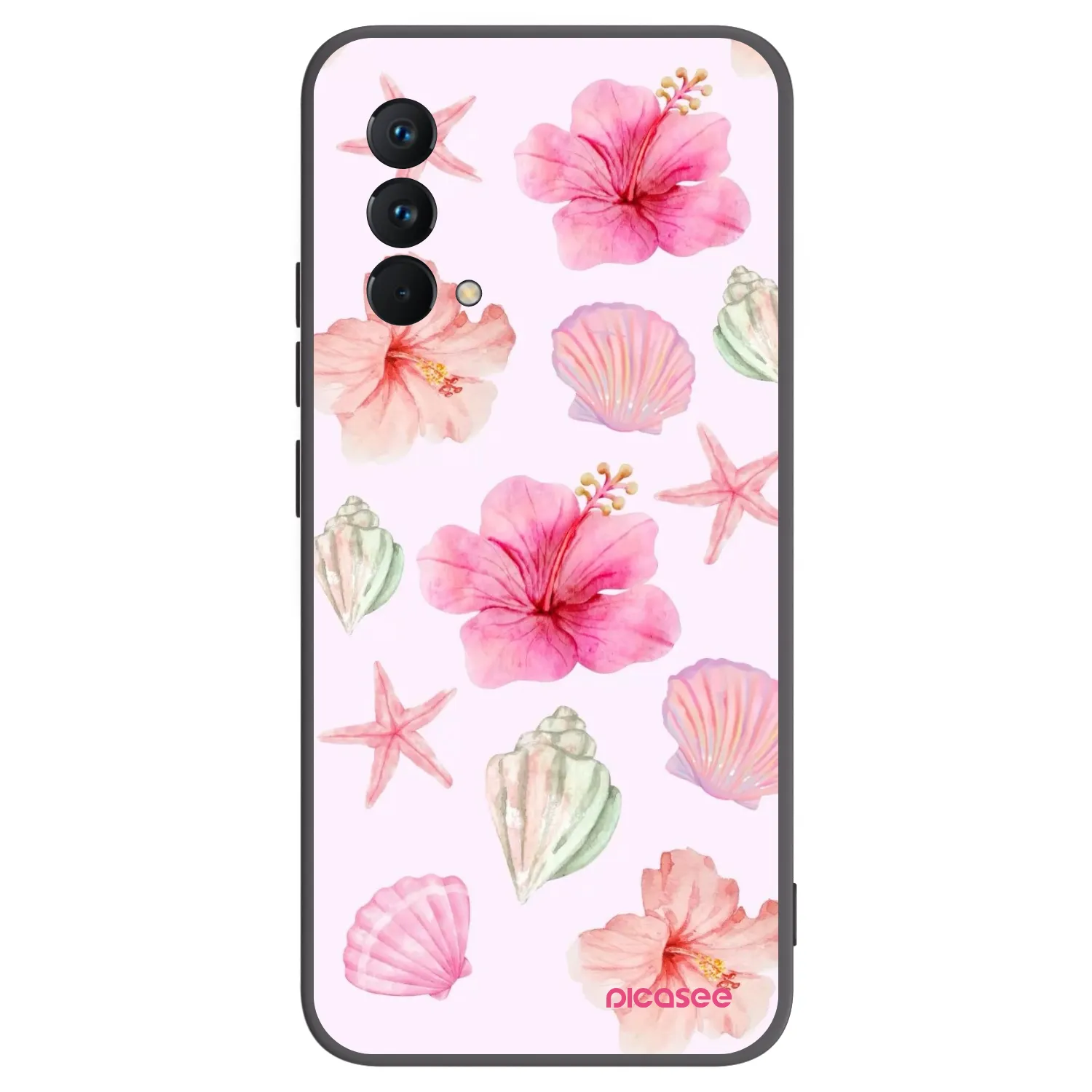 Picasee Realme GT Master Edition 5G Hülle - Schwarzes Silikon - Blush Lagoon