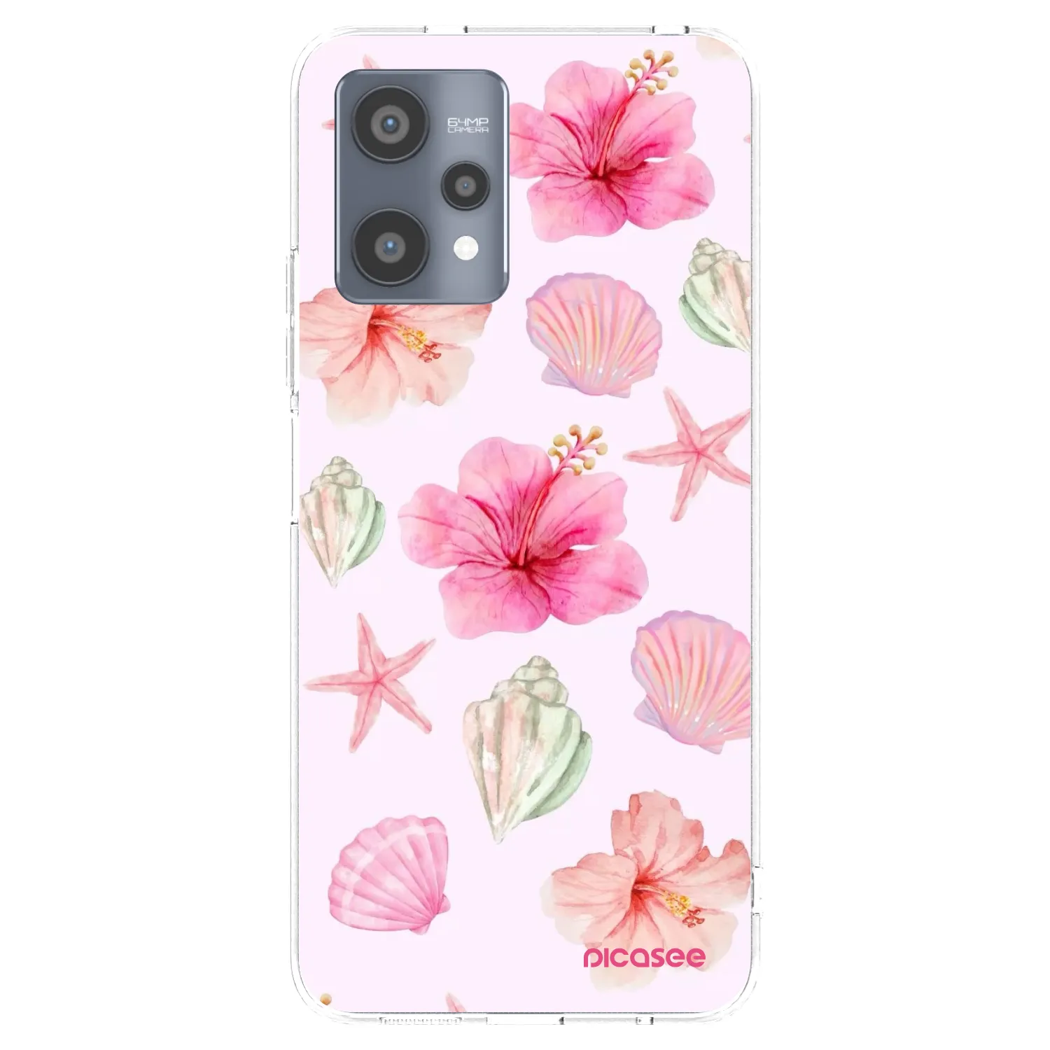 Picasee Realme 9 Pro 5G Hülle - Transparentes Silikon - Blush Lagoon