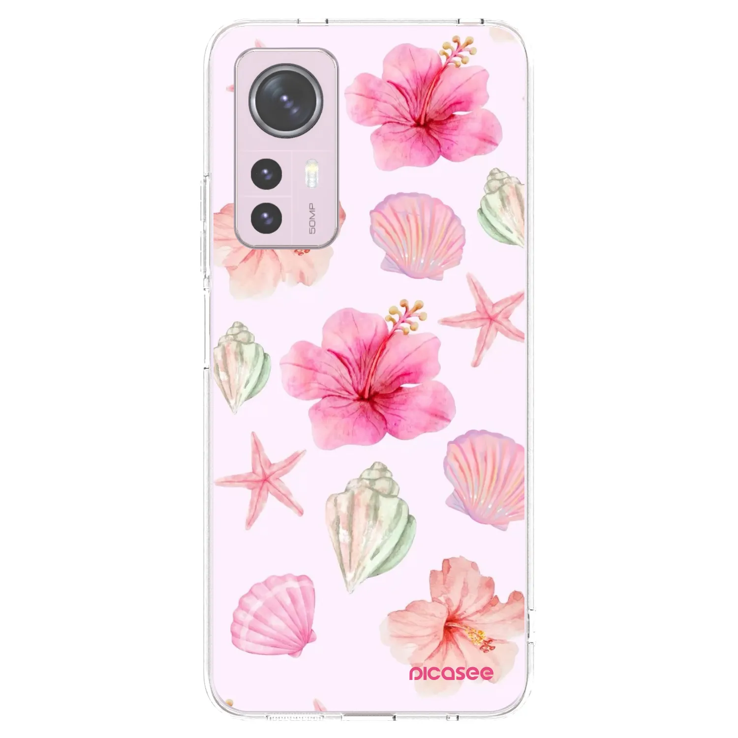 Picasee Xiaomi 12 Hülle - Transparentes Silikon - Blush Lagoon