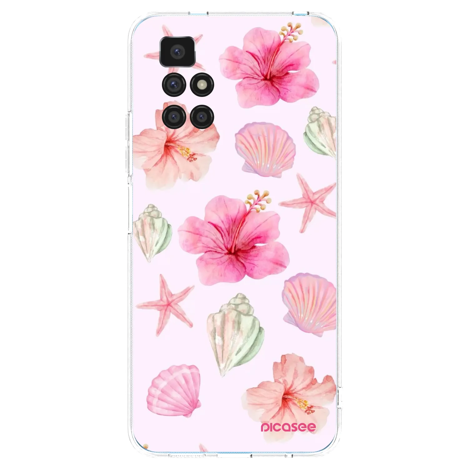 Picasee Xiaomi Redmi 10 (2022) Hülle - Transparentes Silikon - Blush Lagoon