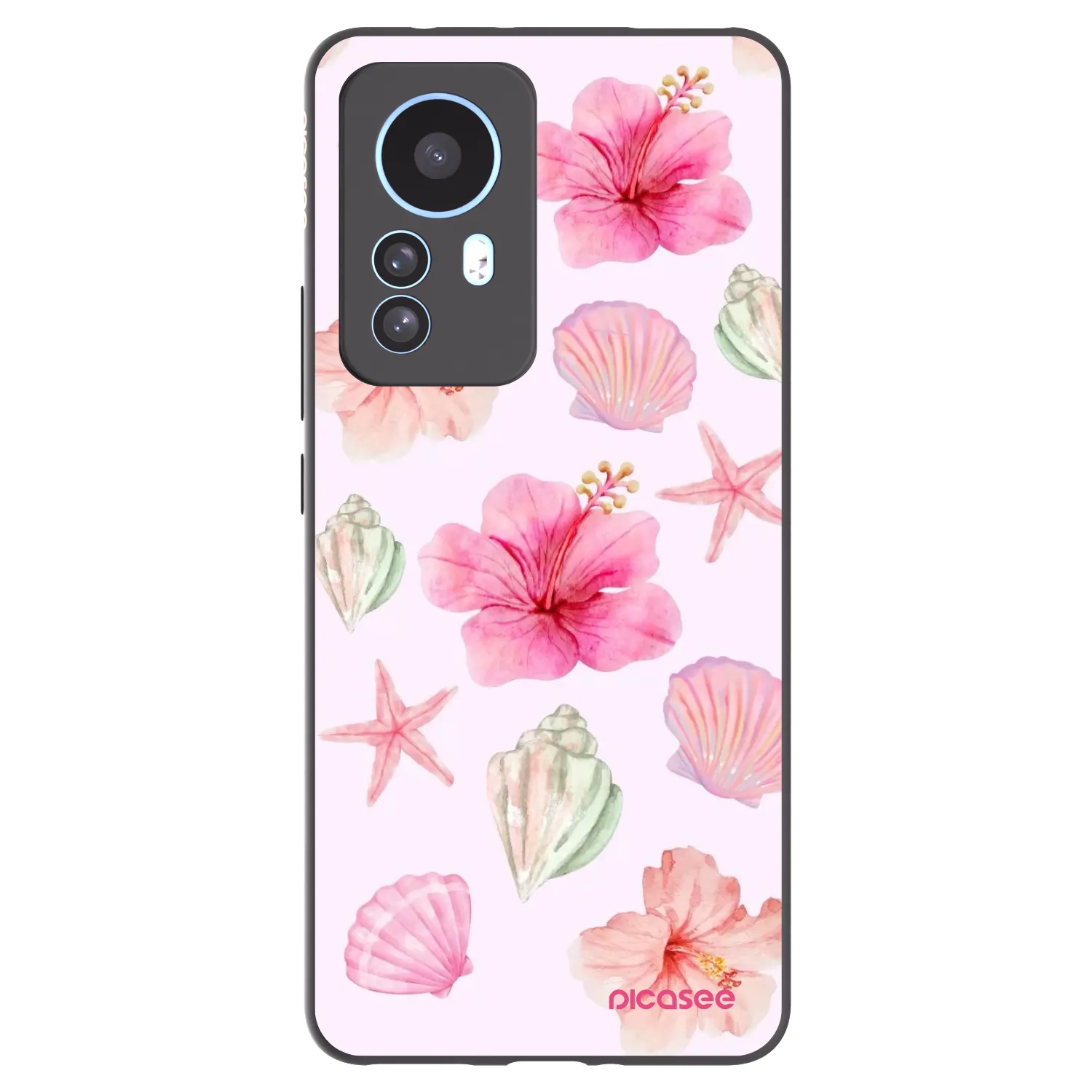 Picasee Xiaomi 12T Hülle - Schwarzes Silikon - Blush Lagoon