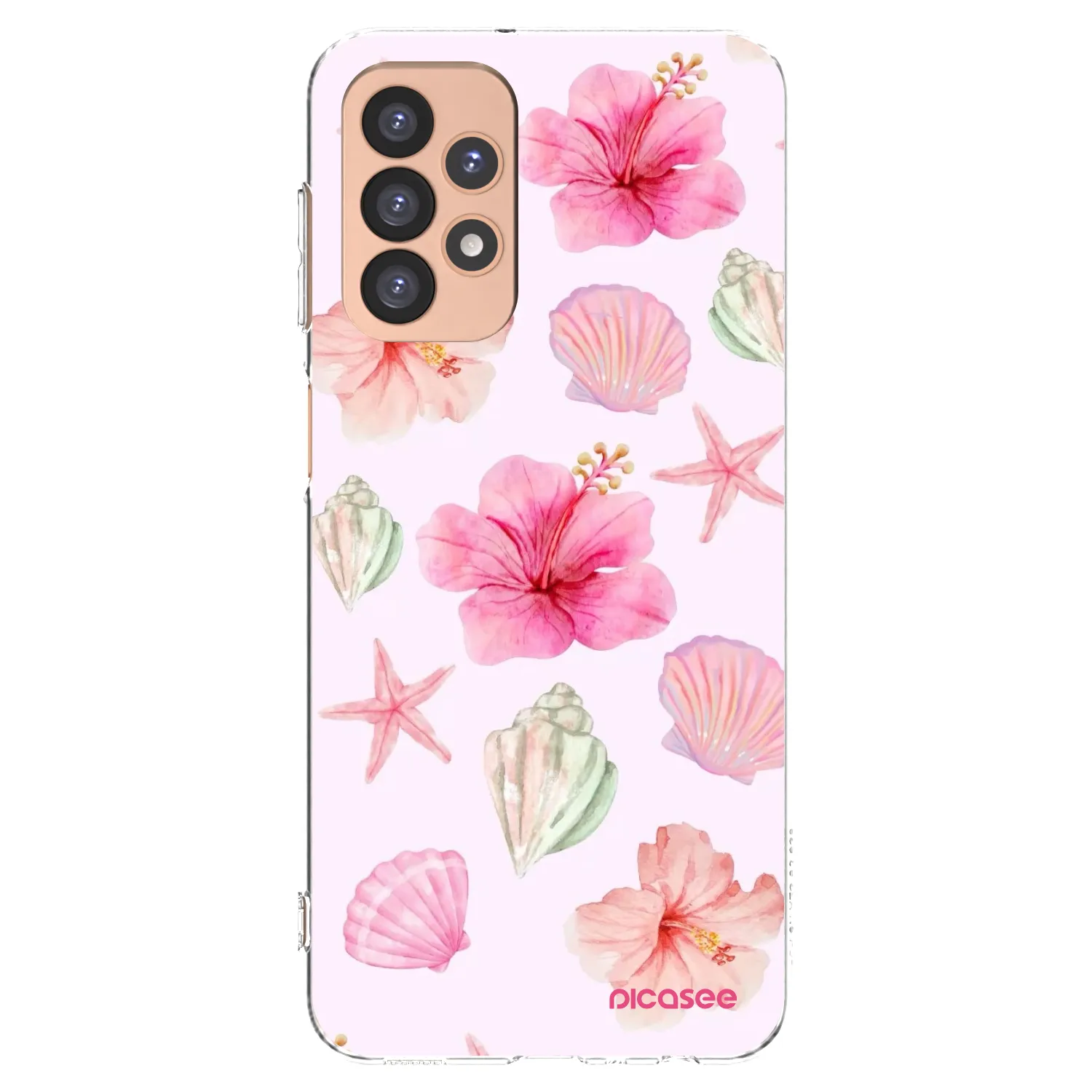 Picasee Samsung Galaxy A23 A236B 5G Hülle - Transparentes Silikon - Blush Lagoon