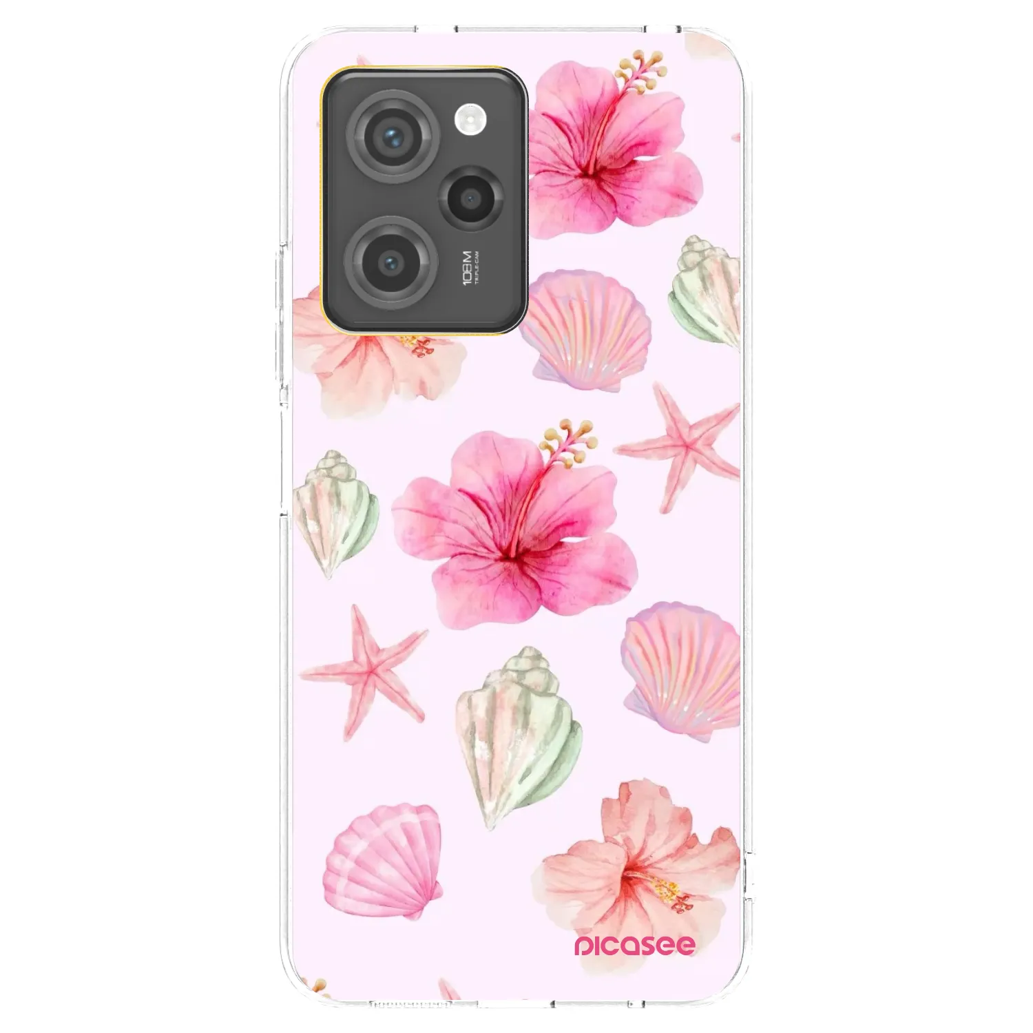 Picasee Xiaomi Poco X5 Pro Hülle - Transparentes Silikon - Blush Lagoon