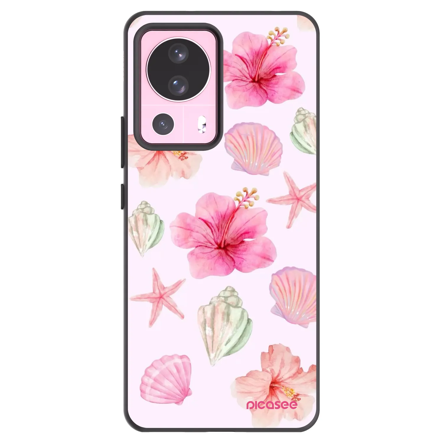 Picasee Xiaomi 13 Lite Hülle - Schwarzes Silikon - Blush Lagoon