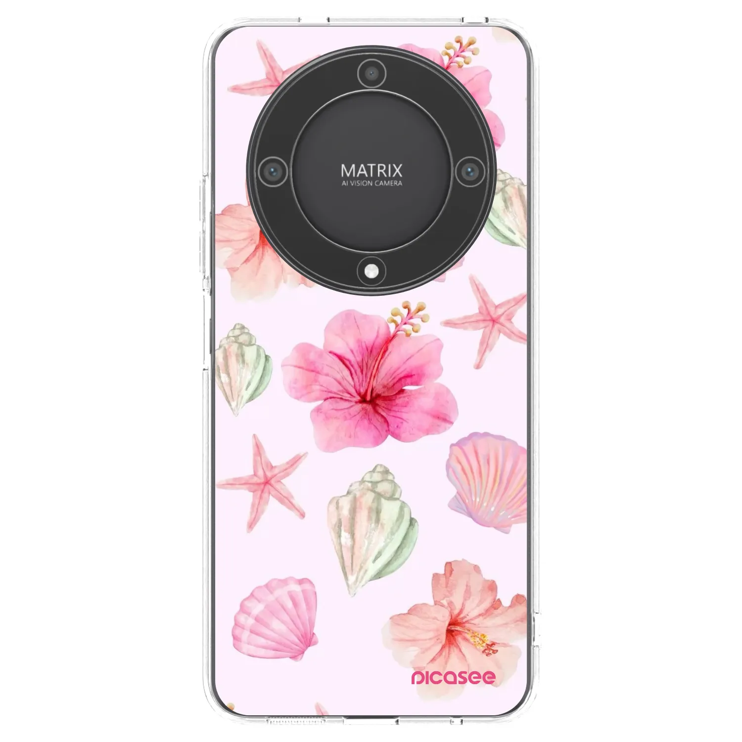 Picasee Honor Magic5 Lite 5G Hülle - Transparentes Silikon - Blush Lagoon